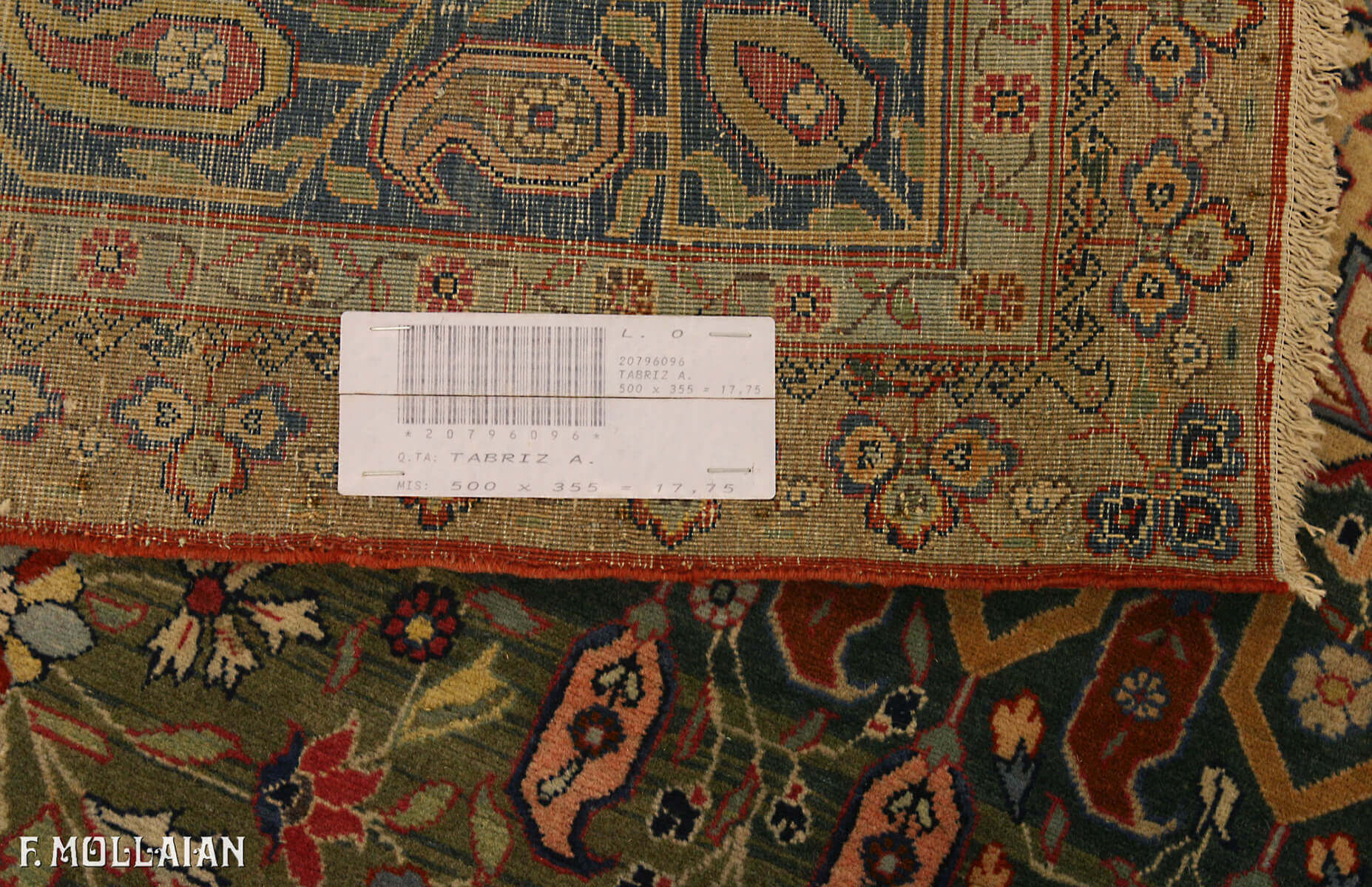 Antique Persian Tabriz Carpet n°:20796096